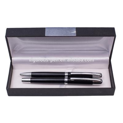 China High-end gift pen set /luxury pen set or promotion metal/black pen set for gift for sale