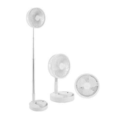 China Customized Usb White Portable Folding Mini Table Fan China Logo Home Office Desk Electric Fan for sale