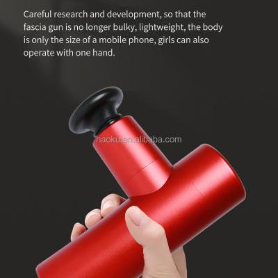 China New Design Small Pocket Muscle Machine Mini Handheld Muscle Massager Cordless Mini Fascia Gun Muscle Massage Machine Portable Hand Held Massager for sale