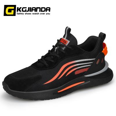 China KGJANDA Steel Toe Safety Shoes Light Weight Acceptable Custom Made Steel Toe Work Shoes For Men for sale