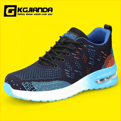 China Factory direct sale KGJIANDA steel toe safety shoes PU air shoes lightweight steel cushion outsole steel toe safety shoes for sale