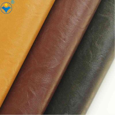 China Anti-rust Choice Materials Embossed Synthetic Water Backed PU Artificial Leather Roll for sale