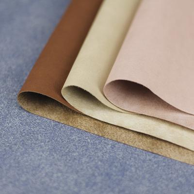 China High Quality Anti-rust 0.6mm Microfiber PU Leather For Shoe Lining for sale