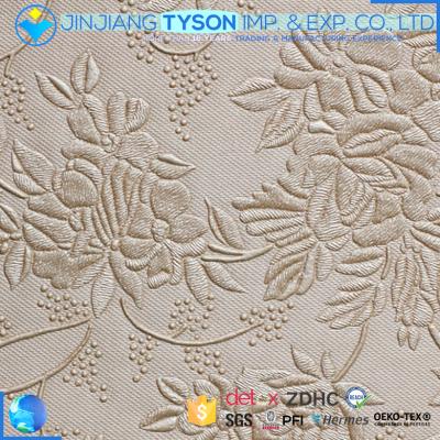 China Hot Selling Abrasion-Resistant Artificial Decoration PVC Synthetic Leather For Upholstery for sale