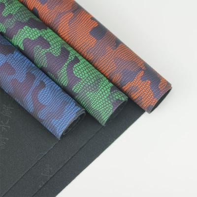 China Abrasion-Resistant Disruptive Faux Leather Pattern Artificial PU For Making Shoes for sale