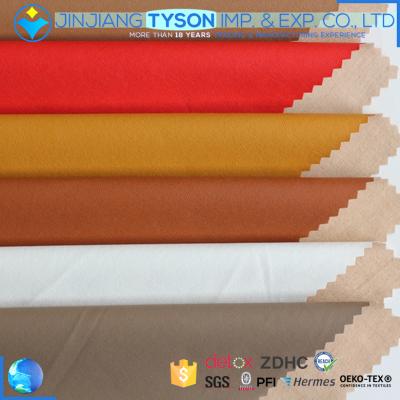 China Abrasion-resistant imitation garment rexine thin PU leather fabric for sale