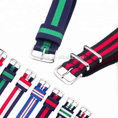 China Changeable interchangeable fabric watch strap accepting custom size and color for sale