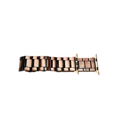 China China Factory Metal Strap Comfortable Replacement Business Copper Watch Band for sale