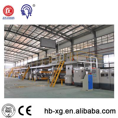 China WJ-100-1800 5PLY CORRUGATED GARMENT PRODUCTION LINE for sale