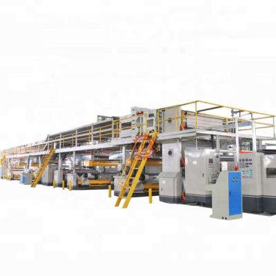 China machinery & WJ-150-1800 Material Type Three Layer Roll Corrugated Cardboard Production Line for sale