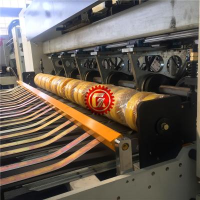 China machinery & Gold Hardware China Supplier Single Wall Corrugated Cardboard Slitting Cutting Stacker Machine Line for sale