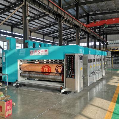 China Food China Factory Price High Speed ​​Flexo Ink Corrugated Cardboard Printing Die Cutting Machine for sale