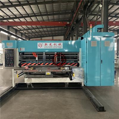 China machinery & High Speed ​​Printing Material Cardboard Box Making Flexo Type Slotting Die Cutter Machine for sale