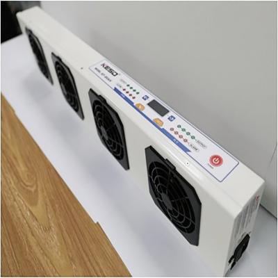 China Adjustable Fan Speed ​​F1-F7 Seven Segment High Frequency AC ESD Fan Overhead Ionizing Fan In Fan Electrostatic Charge Eliminator for sale