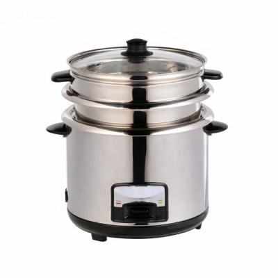 China Stainless Steel High Temperature Cylinder Bangladesh 1.8L Upright Electric Rice Cooker (Double Stainless Pot) for sale