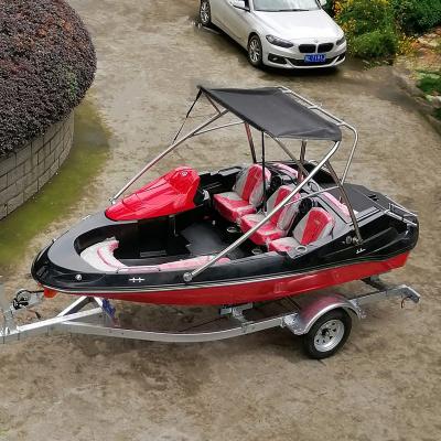 China Affordable Fiberglass Family Leisure Water Sports Ship Boat For Sale for sale