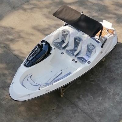 China 16ft fiberglass fiberglass fishing speed boat with outboard engine for sale for sale