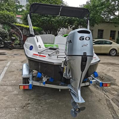 China Business/Sale/Leisure 4.8m Fiberglass Boat Personal High Speed ​​16ft Passenger Boat Fishing Boat for sale