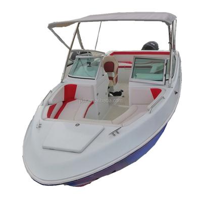 China Fiberglass 620 MOTOR OUTBOARD Type 6 Person Sport Boat Without Engine for sale