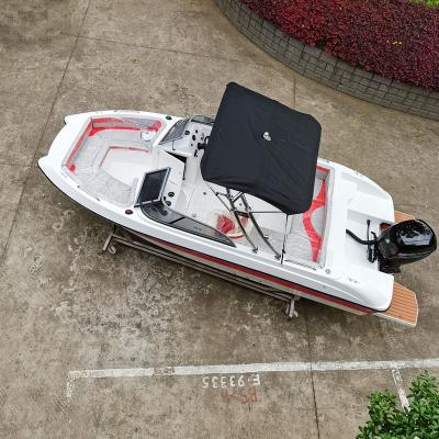 China Luxury Fiberglass Speed ​​Boat Fiberglass High Speed ​​Fishing Boat Yacht Boat for sale