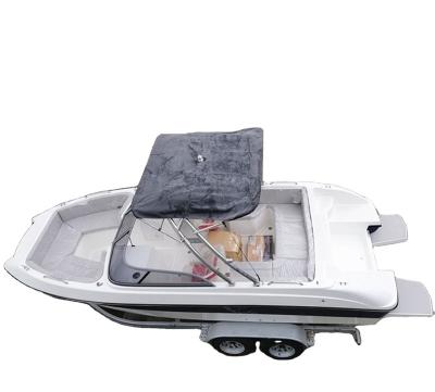 China High quality fiberglass side small console sport speed fiberglass fishing boat for wholesale for sale