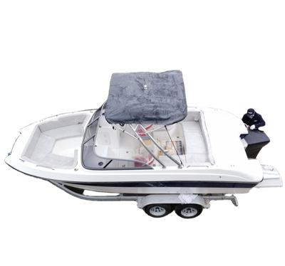 China 2021 latest 5.8m 19ft fiberglass bowrider fiberglass speed motor boat for wholesale for sale