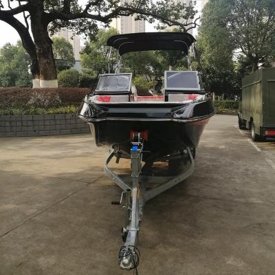 China 2021 Hot Selling High Quality Luxury Fiberglass Water Ski Boat Yacht Fiberglass Speed ​​Boat For Wholesale for sale