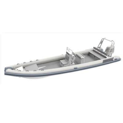 China 2019 New Design Fiberglass Small Aluminum Rib Inflatable Boat For Sale for sale