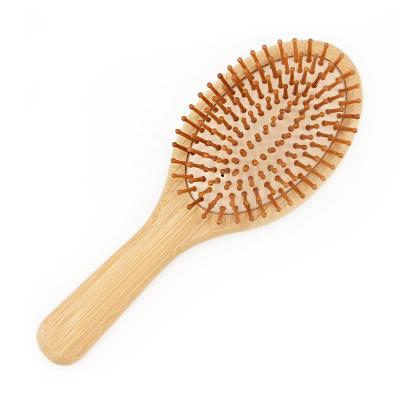 China Cushion Dropshipping Paddle Hair Brush Dropshipping Detangling Massage Biodegradable Bamboo Hairbrush for sale