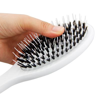 China Cushion Amazon Sells Wholesale Custom Wooden Boar Hair Wig Extension Brush for sale