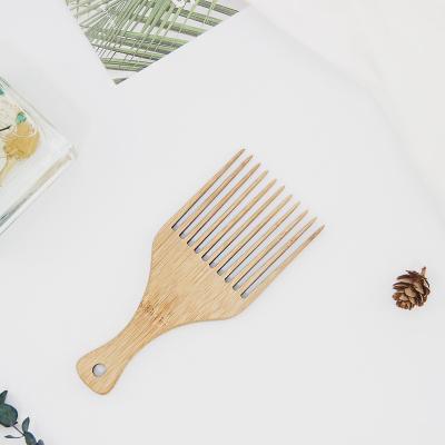 China Afro Pick New Arrivals From Amazon Hot Selling Hair Comb Wooden Home Professional Home Use Bamboo Comb for sale