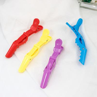 China home & Salon Professional Cute Hair Pins Top Rate Selling For Girl With Logo Plastic Colorful Hair Clips Customized for sale