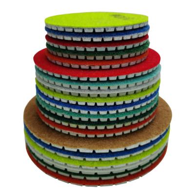 China Deyan 3in/4in/5in Diamond Polishing Pads for Granite Polish Pads Marble Grinding Wheel for sale