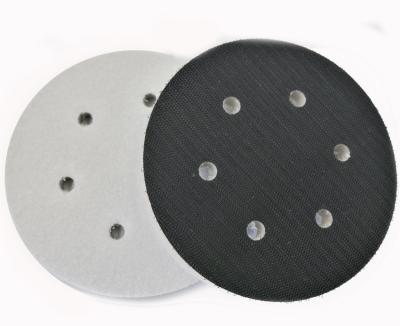 China 6Inch150mm Car Body Factory 6hole Sponge Holder Pad Hook And Loop Interface Pad Protect Polishing Discs For Car for sale