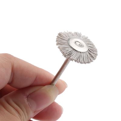 China Electronic Nylon/Bristle/Silicon T-Shape Polishing Products Mini End Brushes With High Efficiency For Deburring for sale