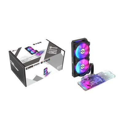 China RGB Cooler for AMD Radeon RX5700/RX5700 XT Graphics Cards, VGA Water Cooling Kit 5V SYNC, RGB Support Bykski AIO GPU B-FRD5700XT-RBW for sale