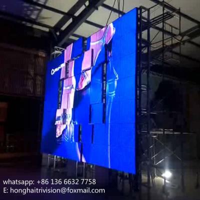 China stage elegant backdrop led display big format bumping led wall for sale