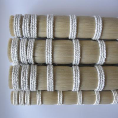 China Genuine Mongolian Horse Hair for Bow rehairs / violin bow horse hair / natural white, black and mixed color for sale