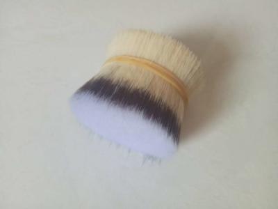 China Badger Animal Hair Nylon Fiber imitation Yellow Top Shaving Brush Hair for sale