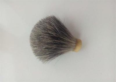 China Pure Grey Badger Hair Shaving Brush Knots ,Men Shaving Brush With Bulb Shap for sale