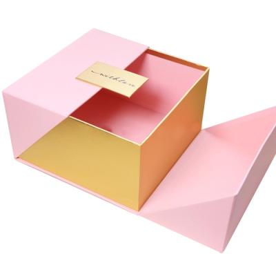 China Wholesale Luxury Recyclable Matte Texture Paper Box Logo Jewelry Gift Box Cardboard Packaging Box Luxury Custom Paper for sale