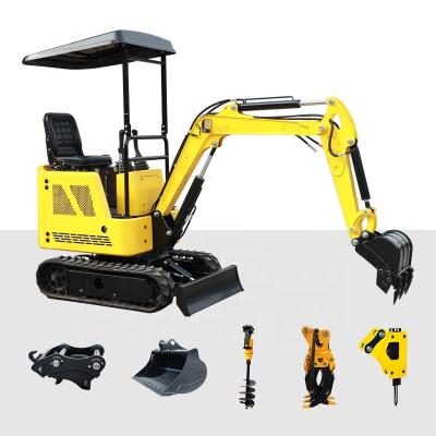 China Chinese Micro Hydraulic Crawler Mini Bagger Digger Excavadora Escavatore Minibagger Construction Material Shops Small Excavator for sale