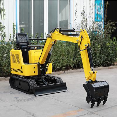 China Building Material Shops China Mini Micro Digger 1 Ton Cylinder Crawler Chinese Excavators Fast Delivery Diesel Mini Excavator Digger for sale