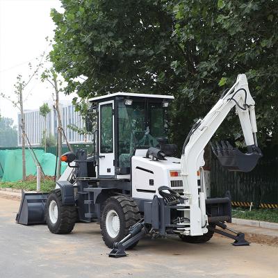 China Farms WZ15-26D 1.8 Ton 55KW Backhoe Loader New Condition Small Backhoe Loader With Attachments for sale