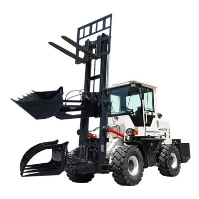 China Hot sale 4x4 wheel drive forklift rough terrain forklift 3.5 ton offroad forklift with cabin for sale