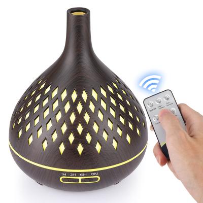 China Hotel Essential Oil Diffuser with Remote Control, 7 Colors LED Lamp with 16 Hours Operation, 400ml Cold Mist Humidifier for sale