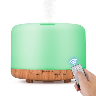 China Hotel Aromatherapy Essential Oil Diffuser with 7 Colored Lights, BPA Free Cool Mist Home Ultrasonic Humidifier for sale