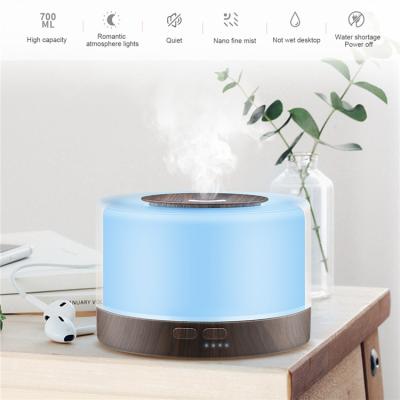 China Household Office Desktop Decorative Humidifier, 700ml Large Capacity Essential Oil Aromatherapy Diffuser for sale