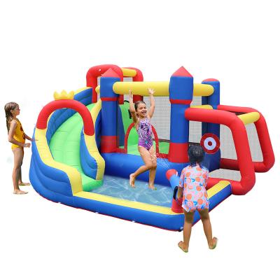 China Manufactural Outdoor Custom Playground Kids Bouncy House Water Slide Inflatable Bounce Castle for sale