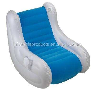 China Customizable Hot Selling Inflatable Beach Chair Air Rocking Sofa Foldable With Bag for sale